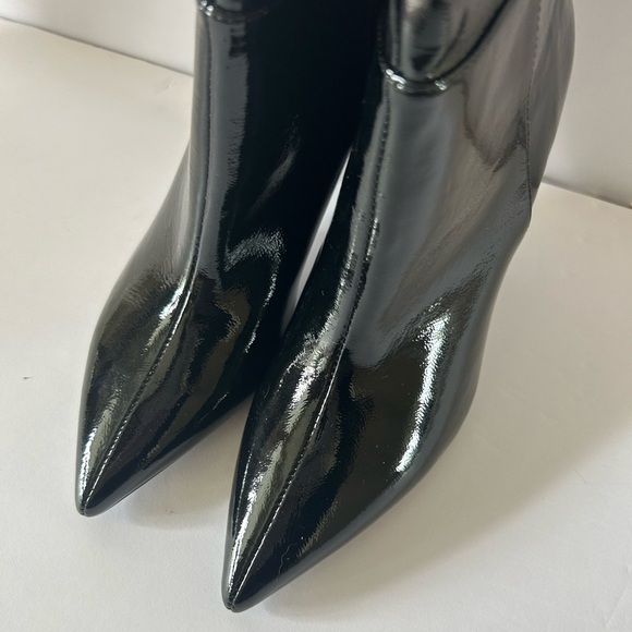 Jeffrey Campbell Black Patent Leather Guillot Slouch Boots - Picture 8 of 11